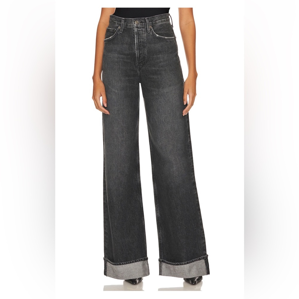 Agolde - Dame Jean - High Rise Wide Leg in Ditch - size 27